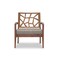 Baxton Studio Jennifer Modern Lounge Chair with "Gravel" Seat 105-5257 - alternate 2
